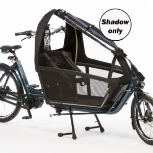 Bakfiets Shadow avautuva suojakatos