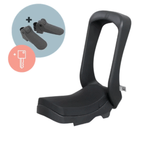 URBAN IKI Junior lastenistuin Musta yli 5 vuotiaalle (max 35 kg)