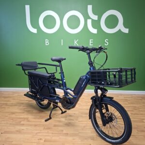 Velo de Ville Loady 800 pitkäperäinen tavarapyörä | Night Blue | Cargokit pro & etukori